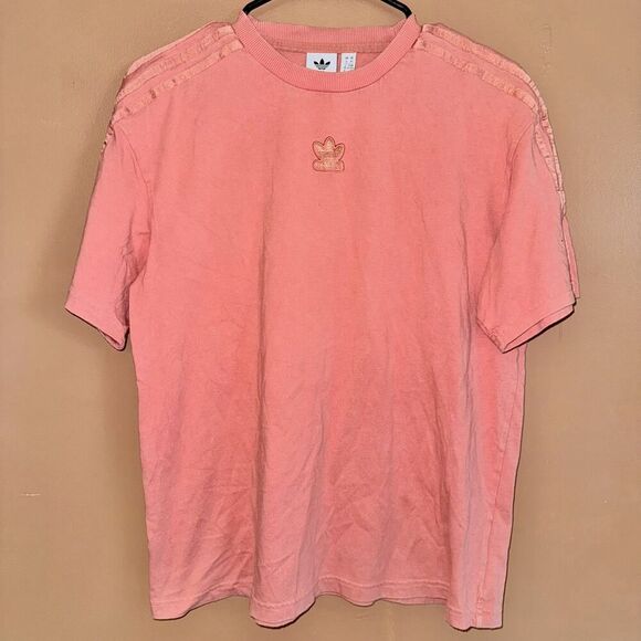 Adidas Originals Trefoil Peach Tee - Women's XS - Great Condition - Picture 1 of 8